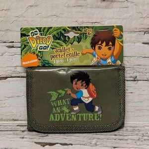 Nickelodeon Nick Jr. Go Diego Go What An Adventure Wallet Green NOS